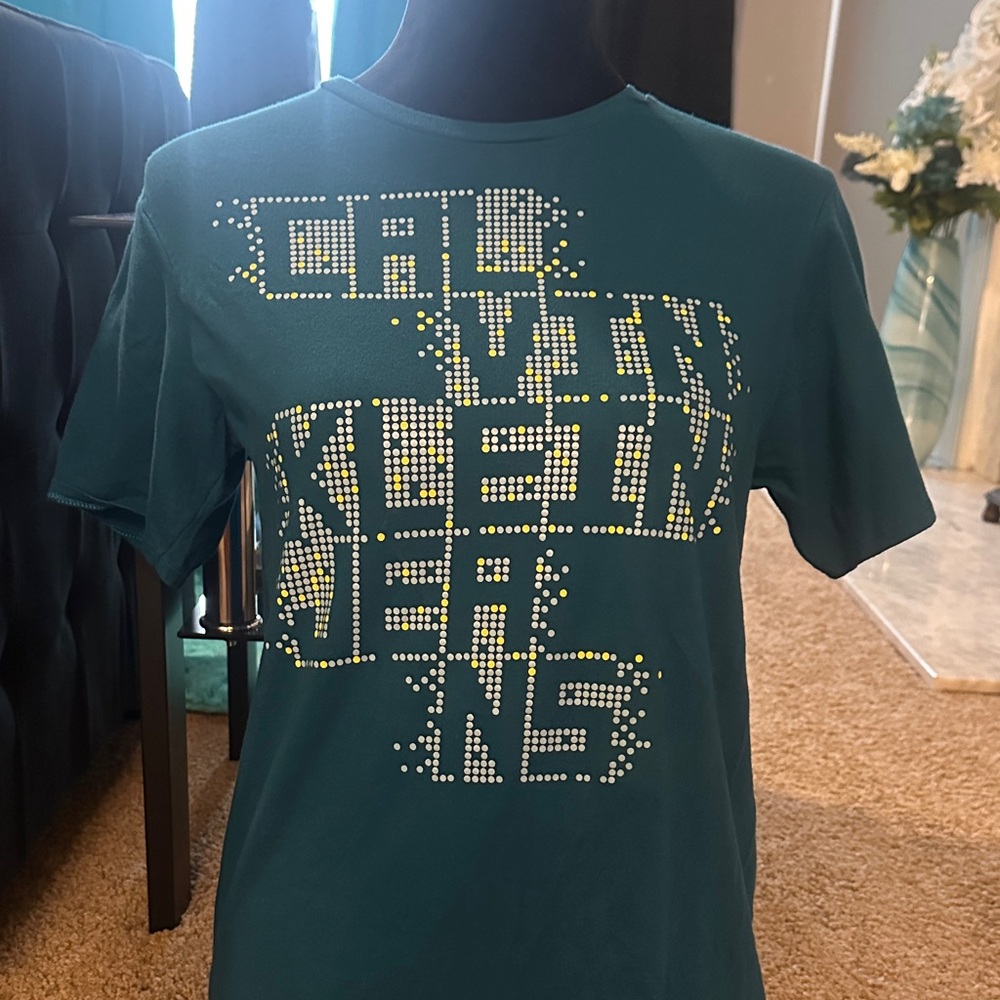 Calvin Klein Teal Dot Graphic Tee
